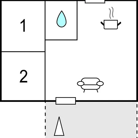 2 Bedroom Amazing In Дом отдыха Крусо